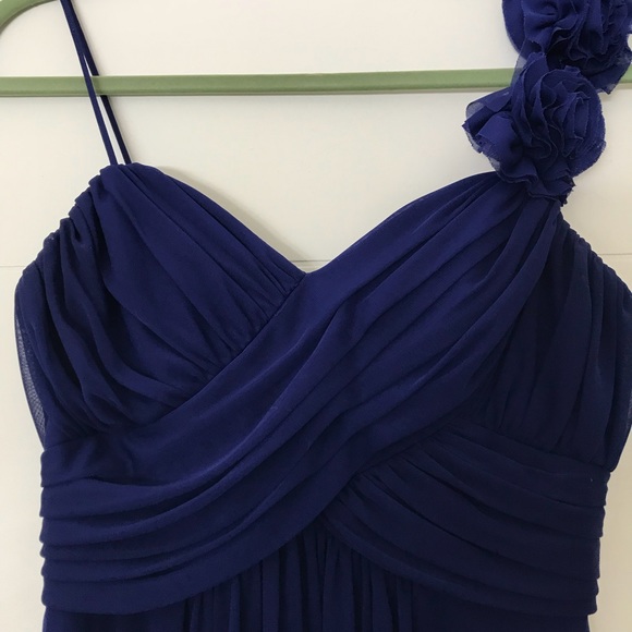 Royal blue, high low formal dress - Picture 2 of 2